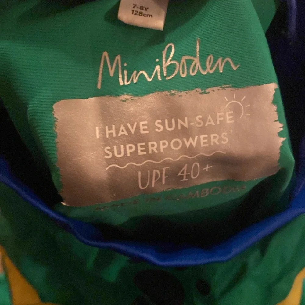 Mini Boden Turtle Rash Guard - Picture 4 of 4
